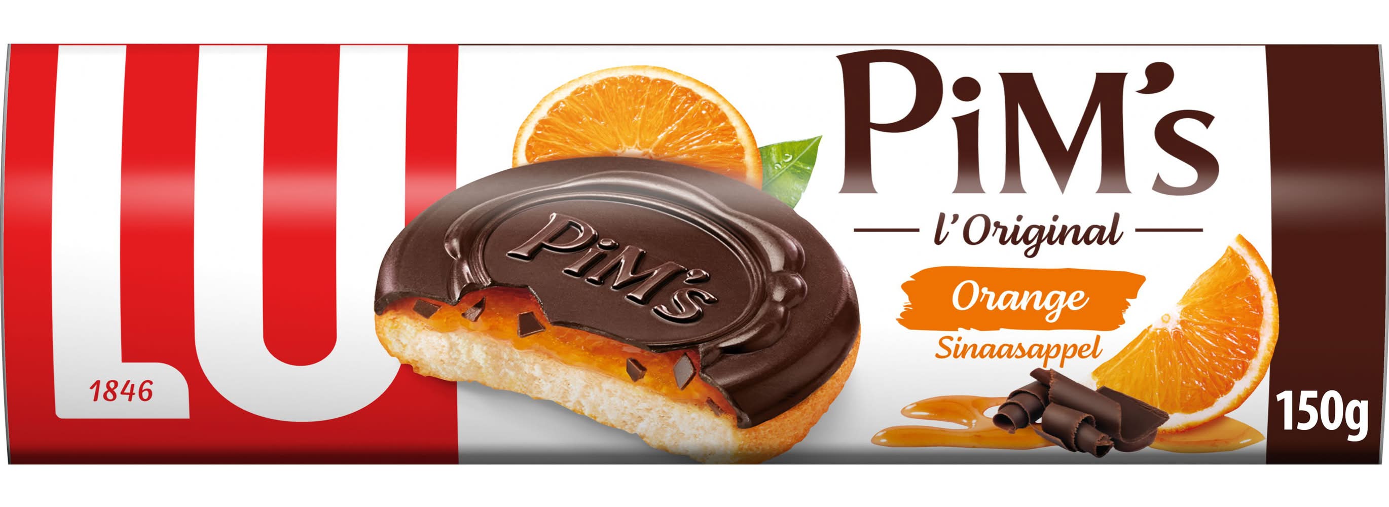 Pim's - Biscuit moelleux et sucré ressemblant à un gâteau, orange (12)