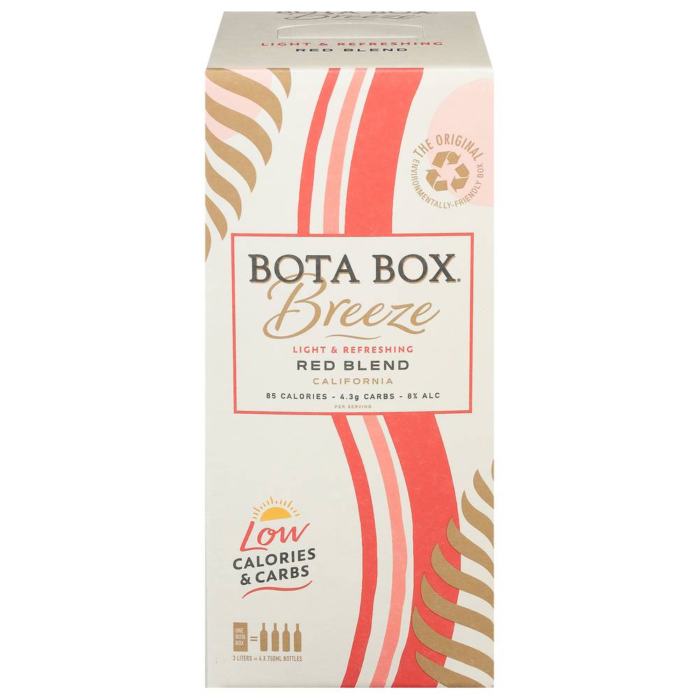 Bota Box Breeze California Red Blend Light & Refreshing Wine (3 L box)