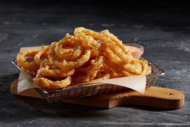 Hand-Dipped Onion Rings