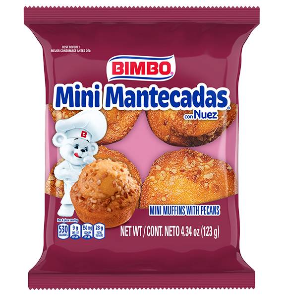 Bimbo Pecan Mini Muffins 4.34oz