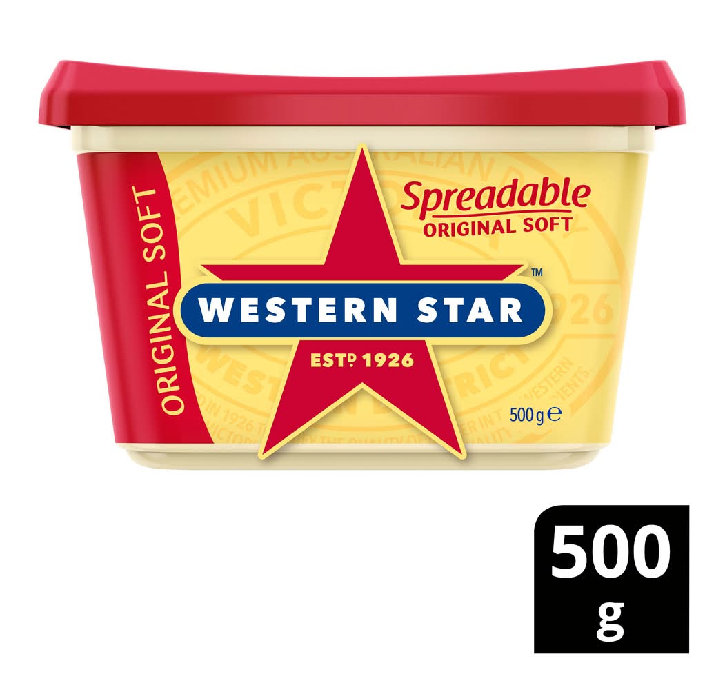 Western Star Original Soft Spreadable Butter (500g)