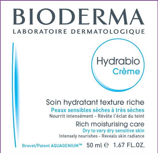 Bioderma Hydrabio Rich Moisturising Care Cream (50 ml)