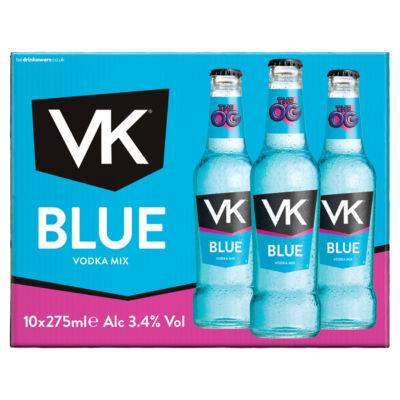 VK Blue Vodka Mix (10 x 275ml)