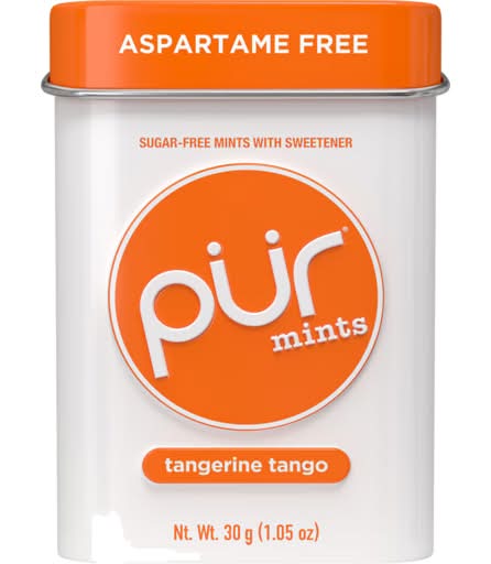 Pur Tangerine Mints Tin 30g
