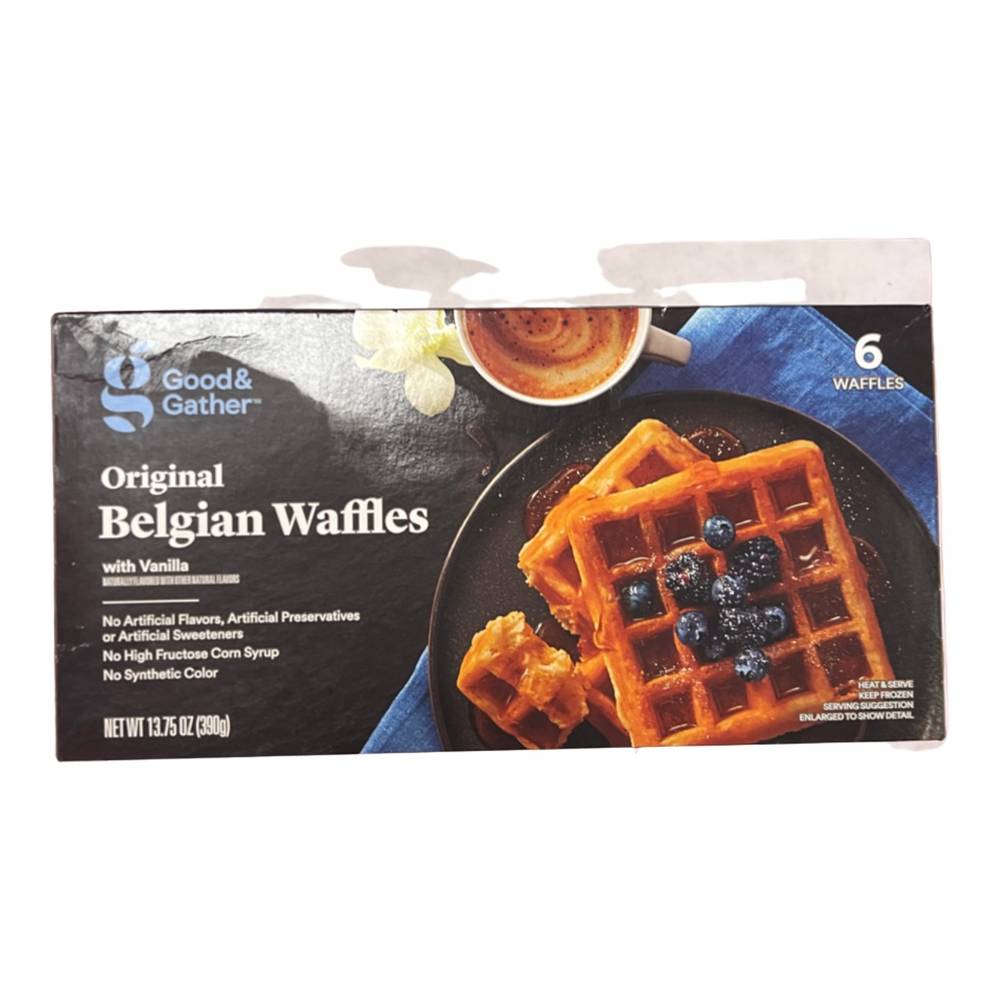 Good & Gather Original Belgium Style Frozen Waffle (vanilla)