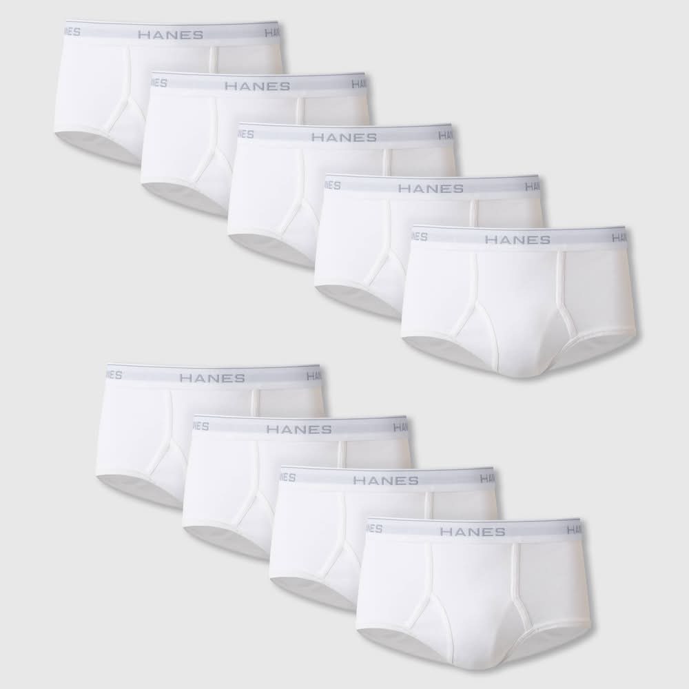 Hanes Briefs Value pack, Men, XL, White (9 ct)