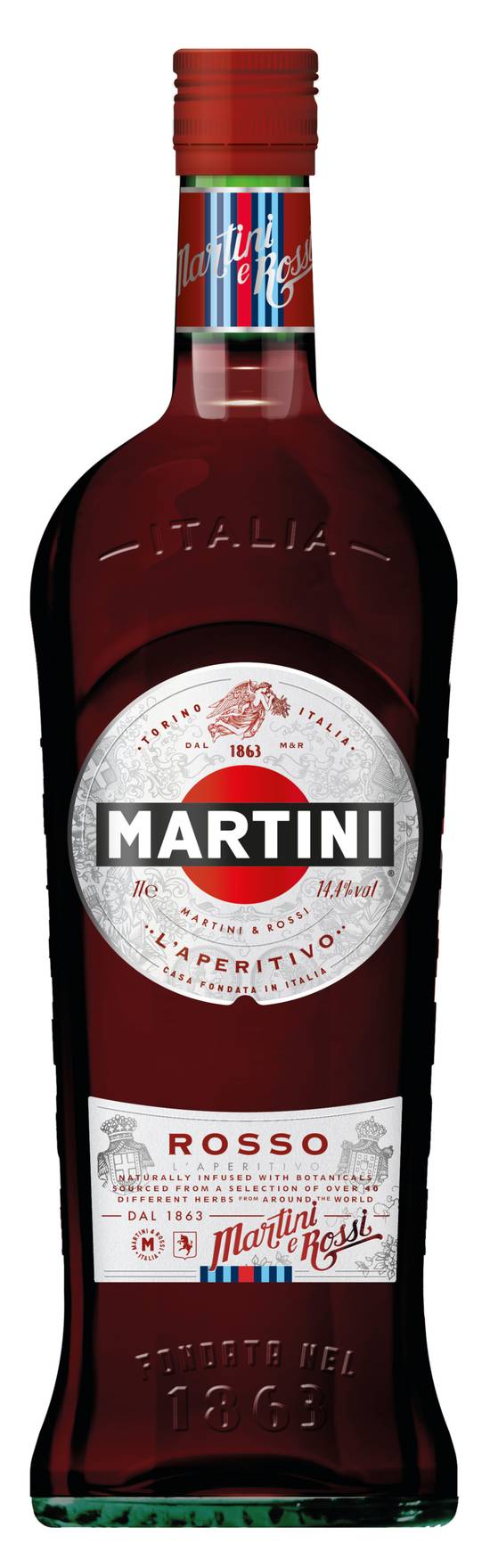 Martini - Apéritif à base de vin rosso (1 L)