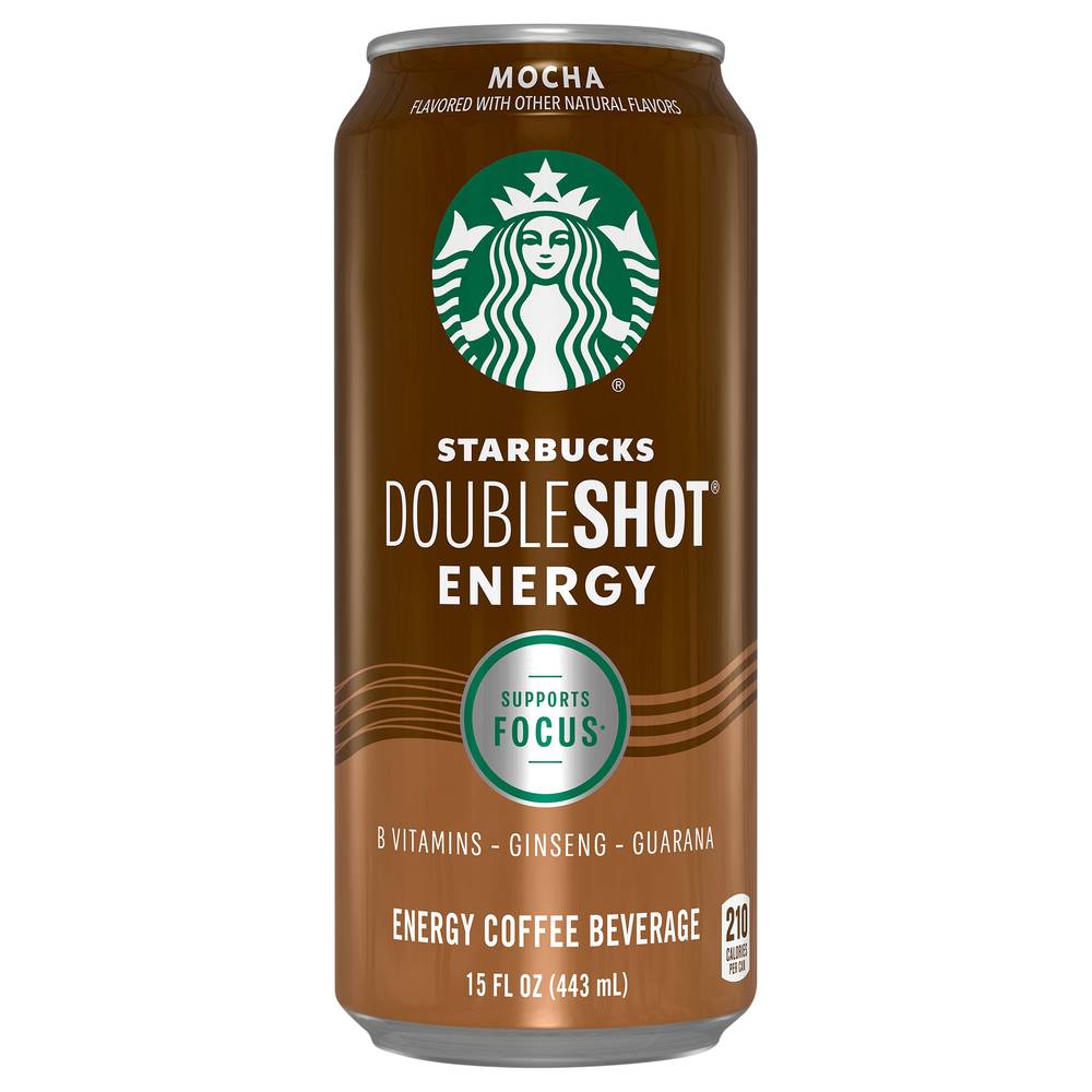 Starbucks Doubleshot Energy Coffee Beverage, Mocha (15 fl oz)