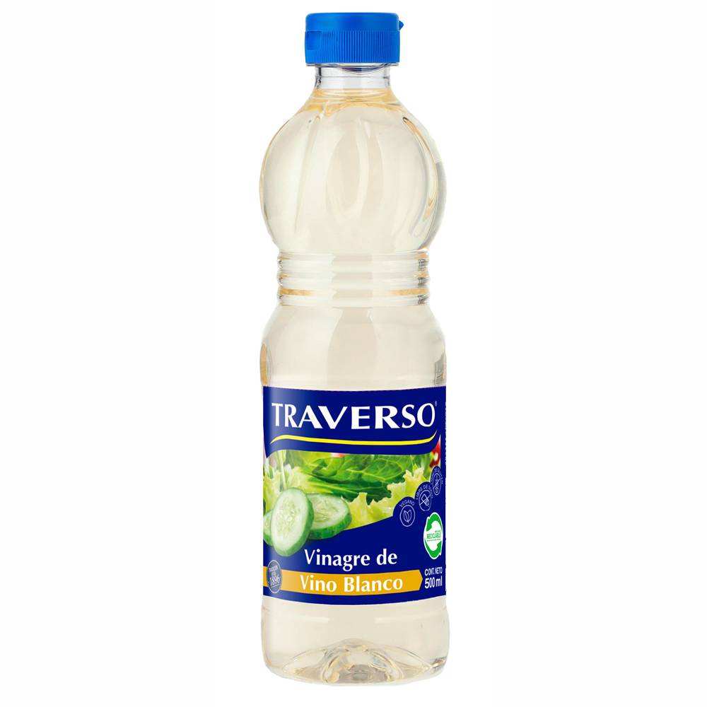 Traverso · Vinagre de vino blanco (500 ml)