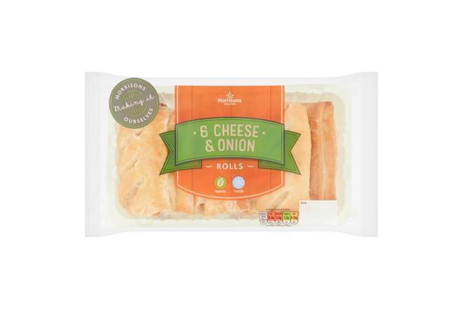 Morrisons Cheese & Onion Roll 6pk
