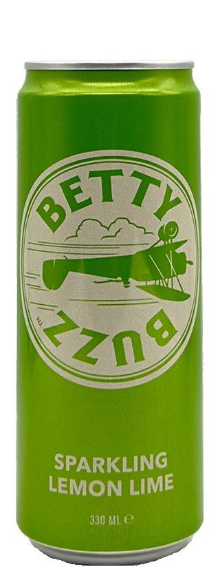 Betty Buzz Sparkling Lemon Lime 6x330ml Cans