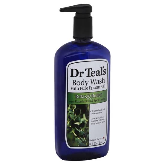 Dr Teal's Ultra Moisturizing Relax & Relief Eucalyptus Spearmint Body Wash