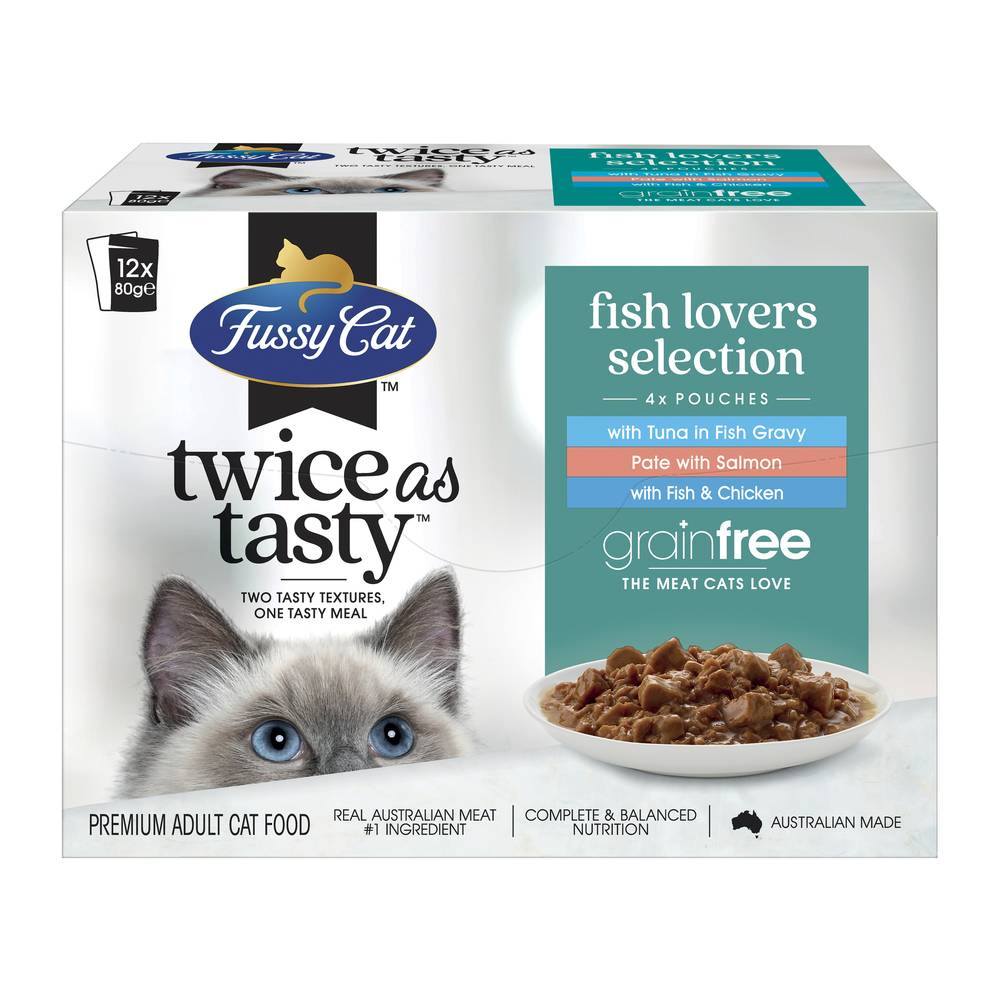Fussy Cat Fish Lovers Cat Food Pouch Delivery Near Me Order Online