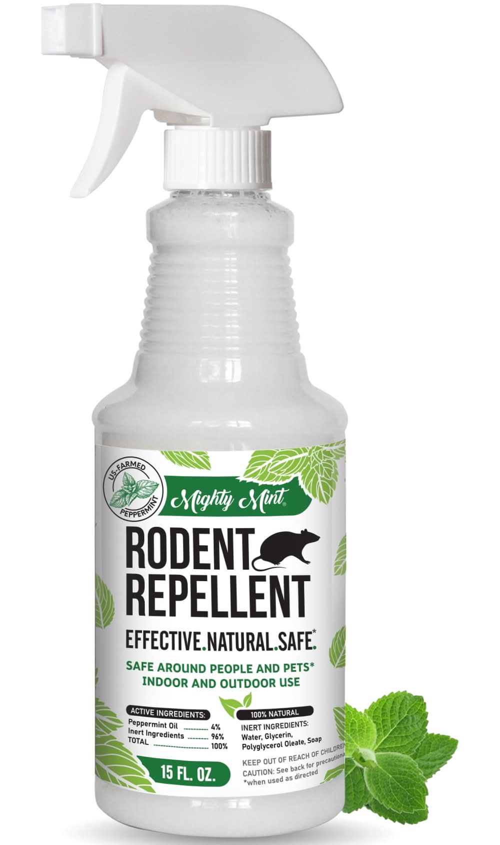 Mighty Mint Peppermint Oil Spray Rodent Repellent