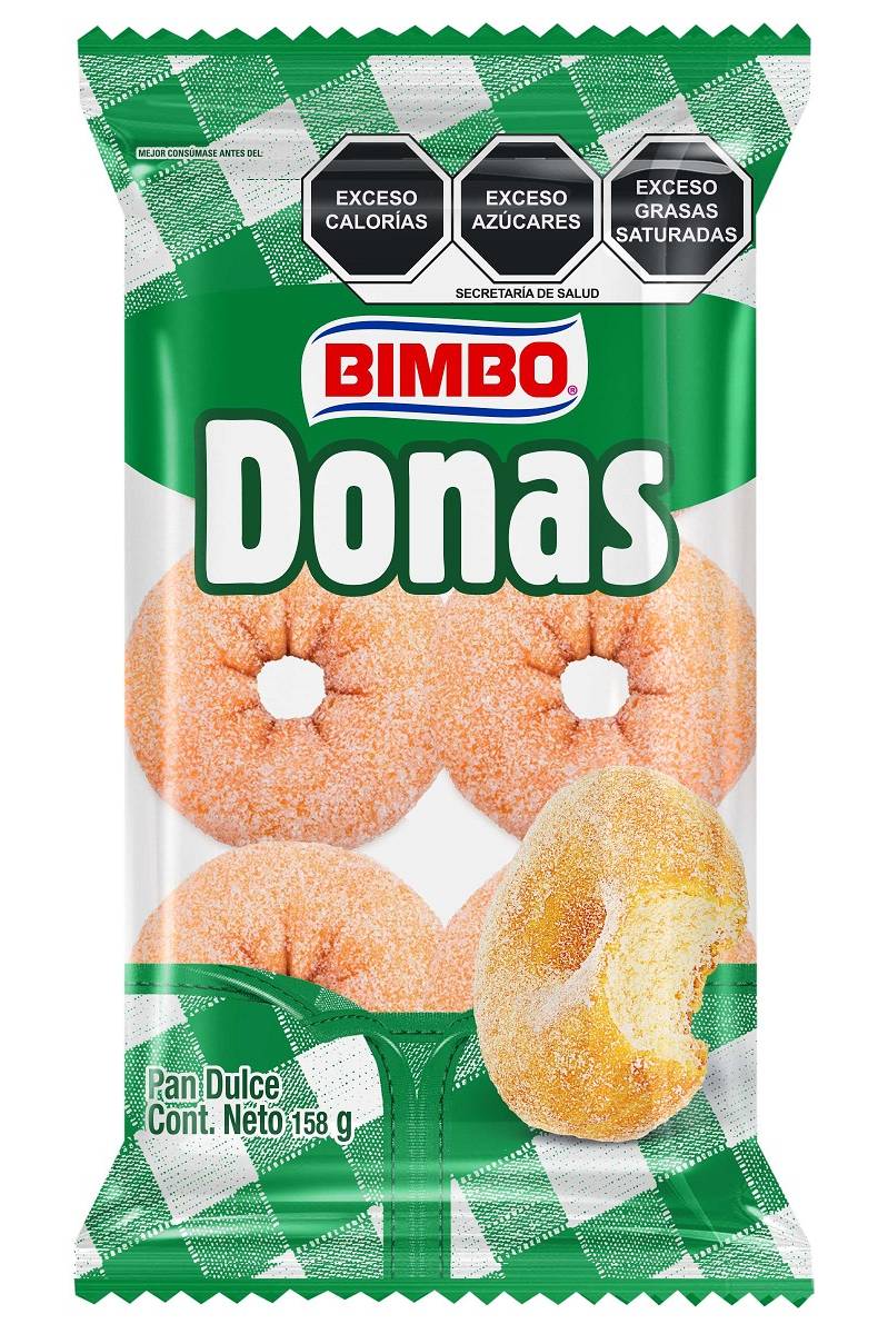 Bimbo · Donas de pan dulce (157 g)