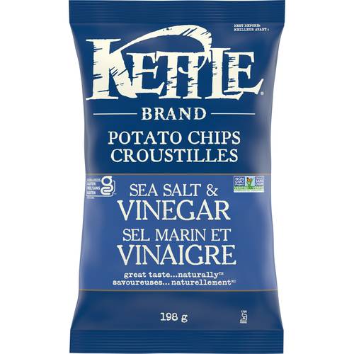 Kettle Brand Kettle Chips Sea Salt & Vinegar 198 g