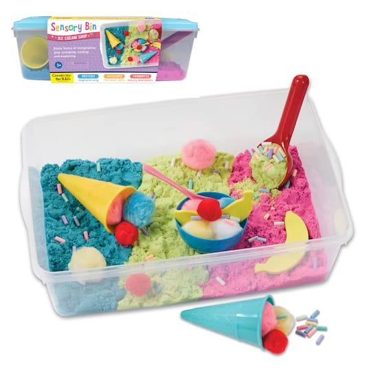 Creativity For Kids Ice Cream Shop Sensory Bin Toy (multicolor)