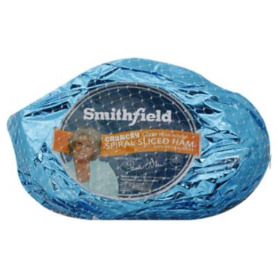 Smithfield Ham Spiral Sliced Crunchy With Glaze Packet