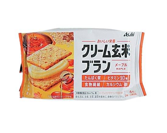 【補助食品】●アサヒ クリーム玄米ブランメープル