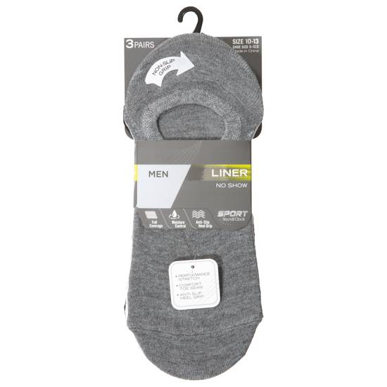 Round the Clock Sport Men Liner Socks (size 10-13)