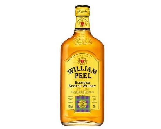 William Peel blended scotch whisky alc. 40% vol 70cl
