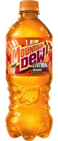 Mountain Dew Live Wire Sparked Soda, Orange (20 fl oz)