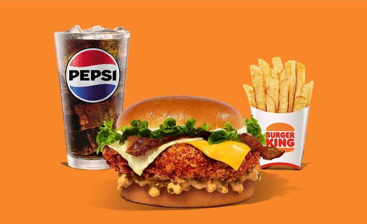 Combo 3 Quesos y Tocino Crispy King