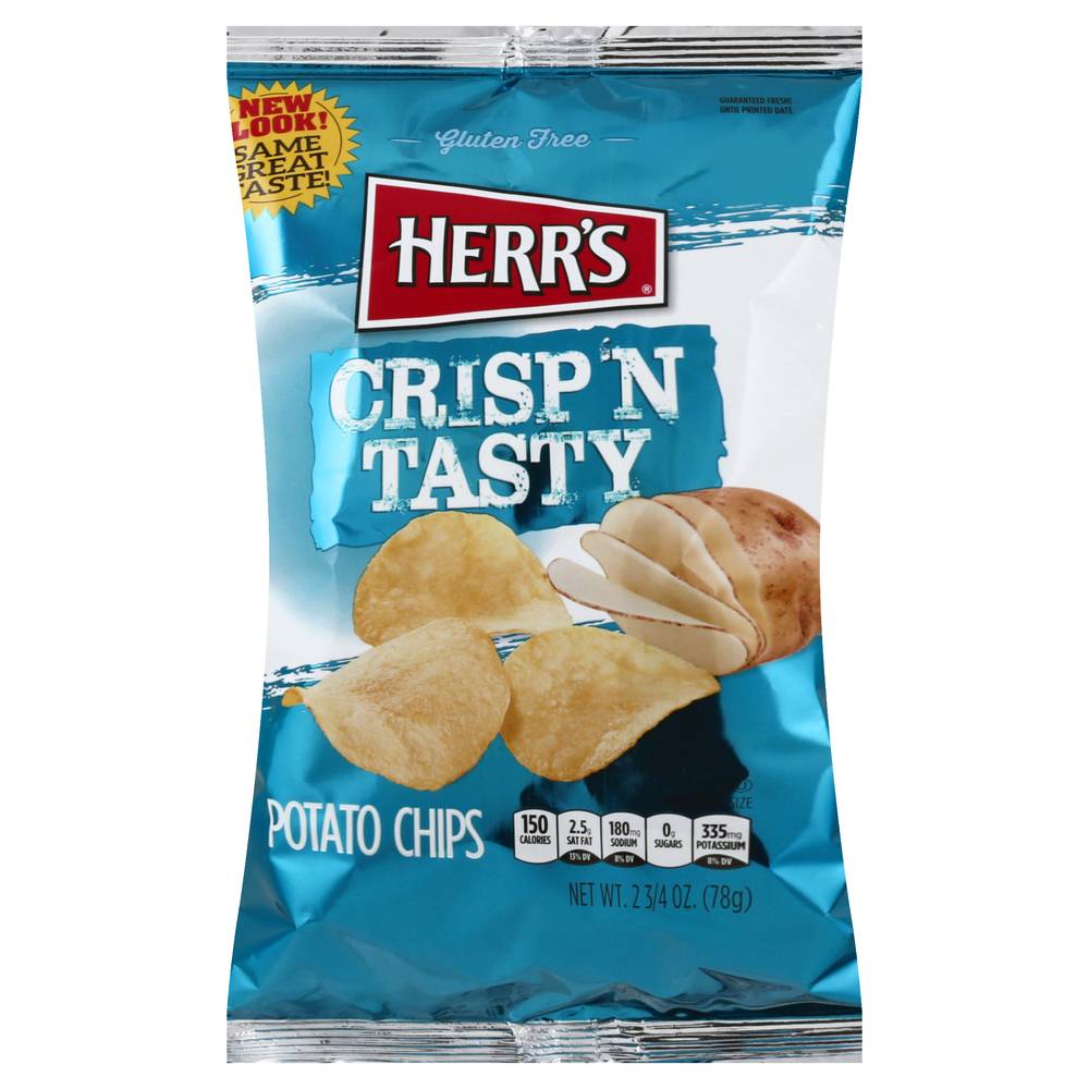 Herr's Crispy 'N Tasty Potato Chips (2.8 oz)