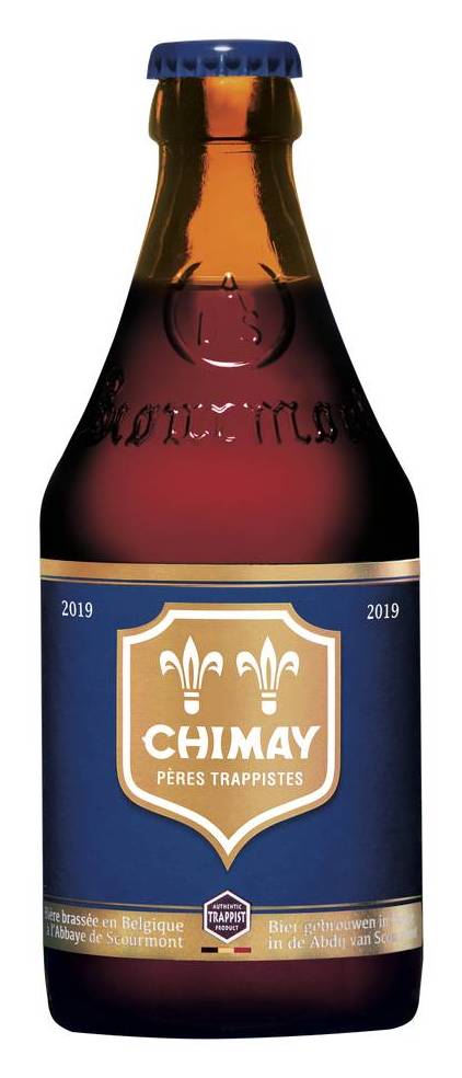 Chimay bière bleue trappiste belge (33 cl)