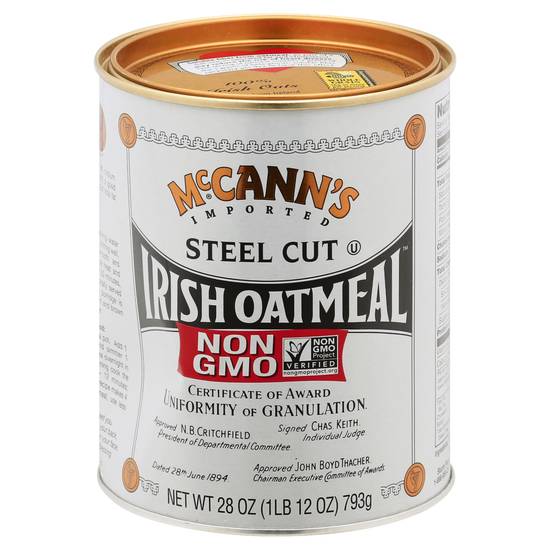 Mccann's Steel Cut Non Gmo Irish Oatmeal