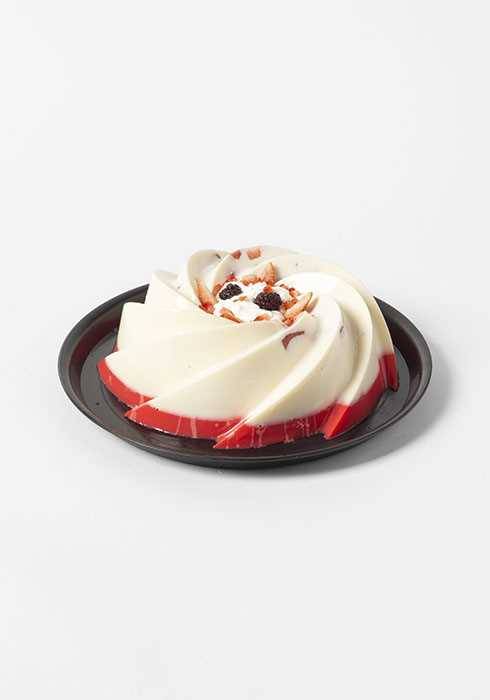 Gelatina Fresas con Crema