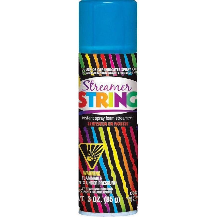 Party City Streamer String Spray (blue)