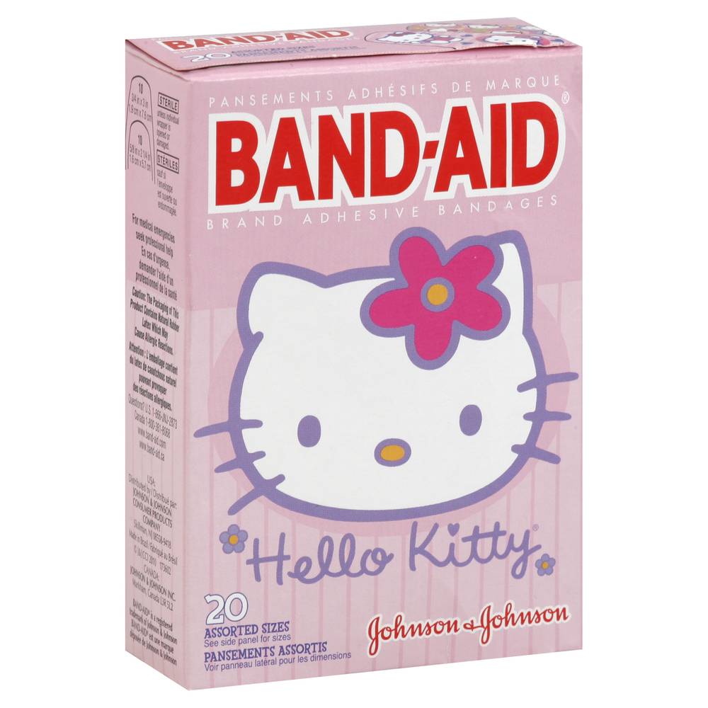 Band-Aid Hello Kitty Assorted Sizes Adhesive Bandages (0.7 oz)