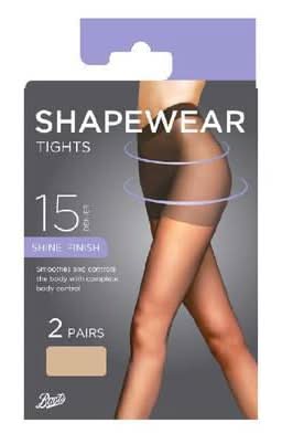 Boots Medium, Tan, Shine Body Shaping Tights Natural (2 pack)