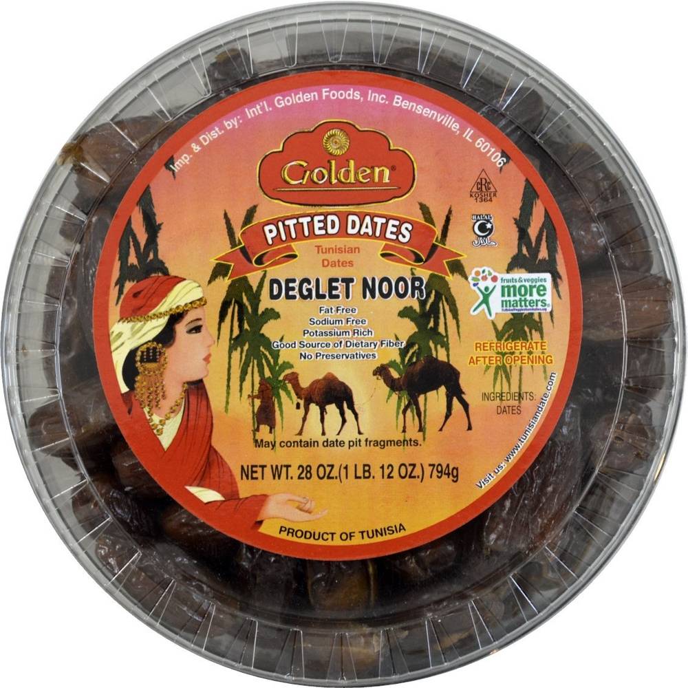 Golden Foods - Pitted Dates - 28 oz
