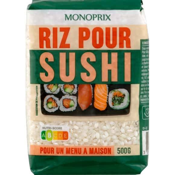 Monoprix Riz Pour Sushi Le Paquet De 500 G