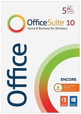 Encore Office Suite 10 for 5 Users, Windows, Digital Download (45935)