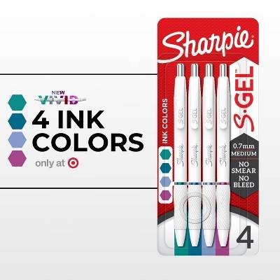 Sharpie S-Gel Pens, 0.7 mm, Assorted (4 ct)
