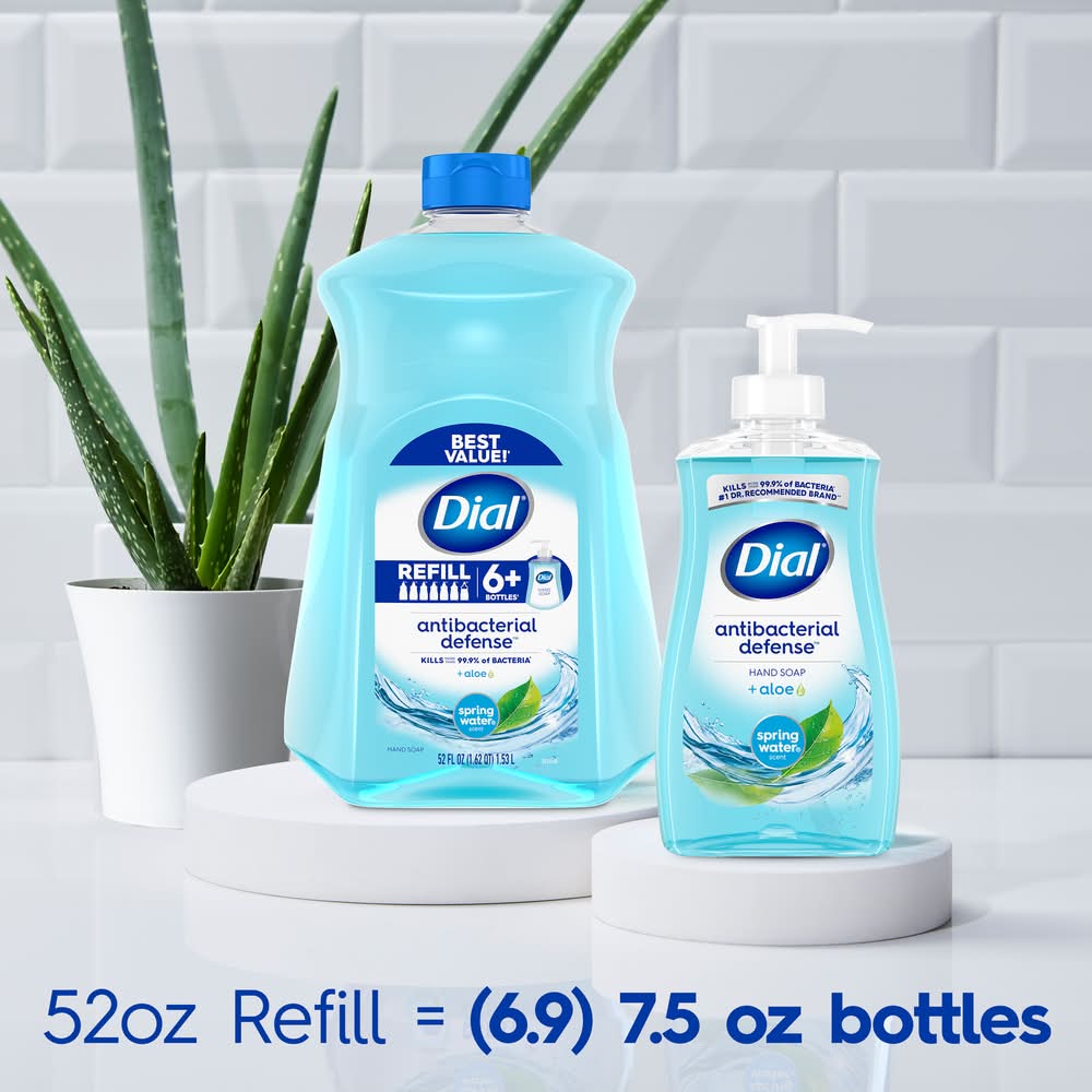Dial Complete Liquid Antibacterial Spring Water Hand Soap (52 fl oz)