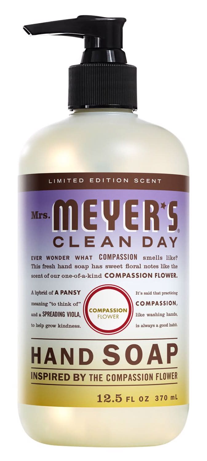 Mrs. Meyer'S Clean Day Compassion Flower Scent Liquid Hand Soap 12.5 Oz
