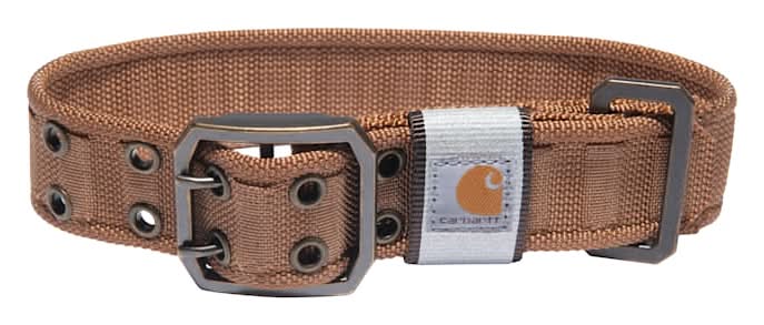 Carhartt Brown Nylon Wide Dog Collar, Large