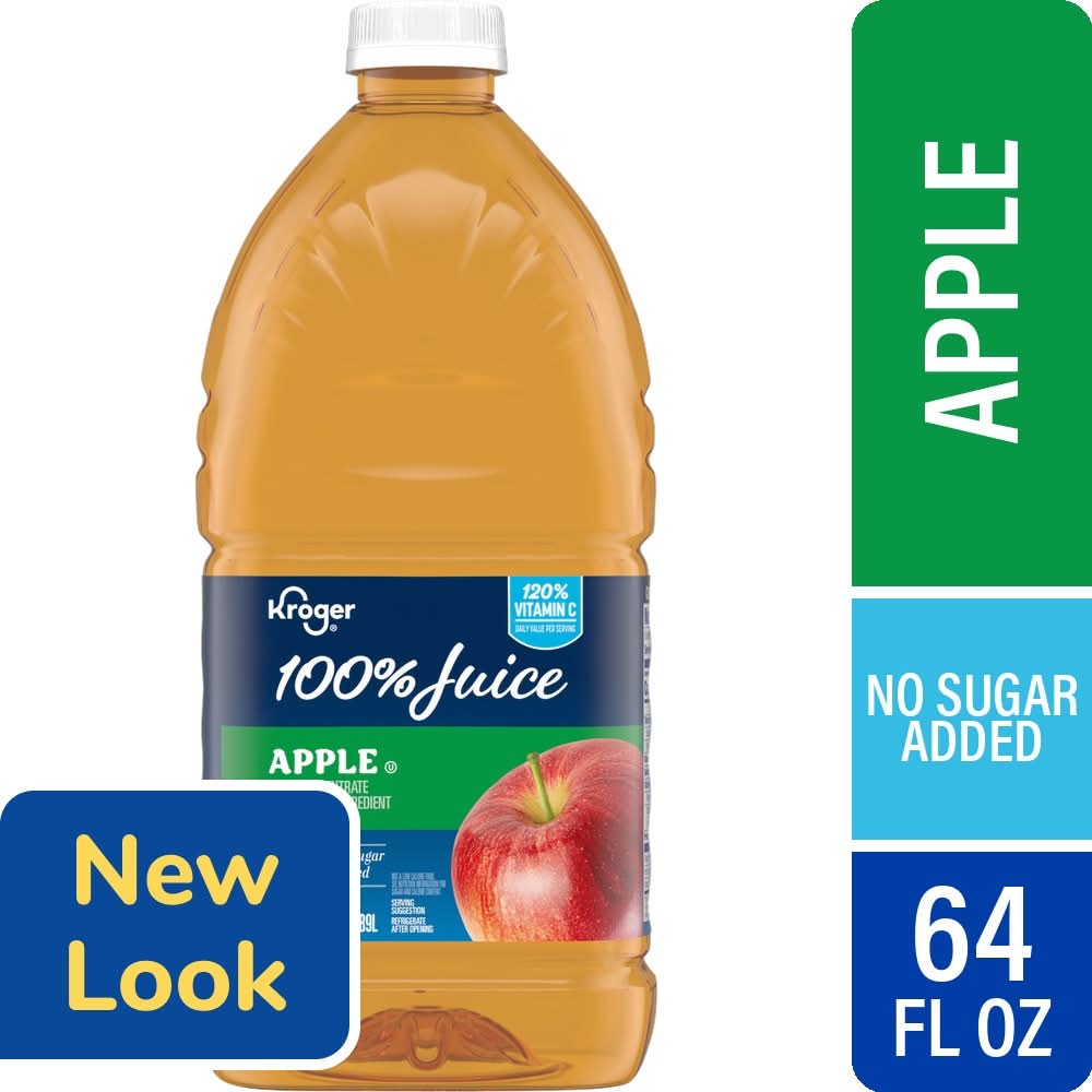 Kroger 100% Apple Juice From Concentrate (66.8 oz)