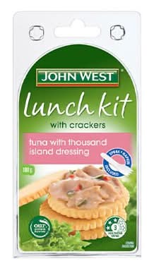 John West Tuna Lunch Kit Thousand Island Dressing 108G