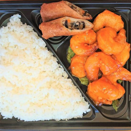 エビチリ弁当 Chili Shrimp Bento Box