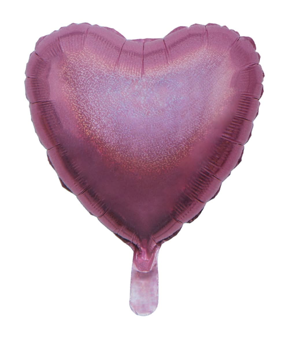 Inflated Pink Heart Balloon Pink Heart