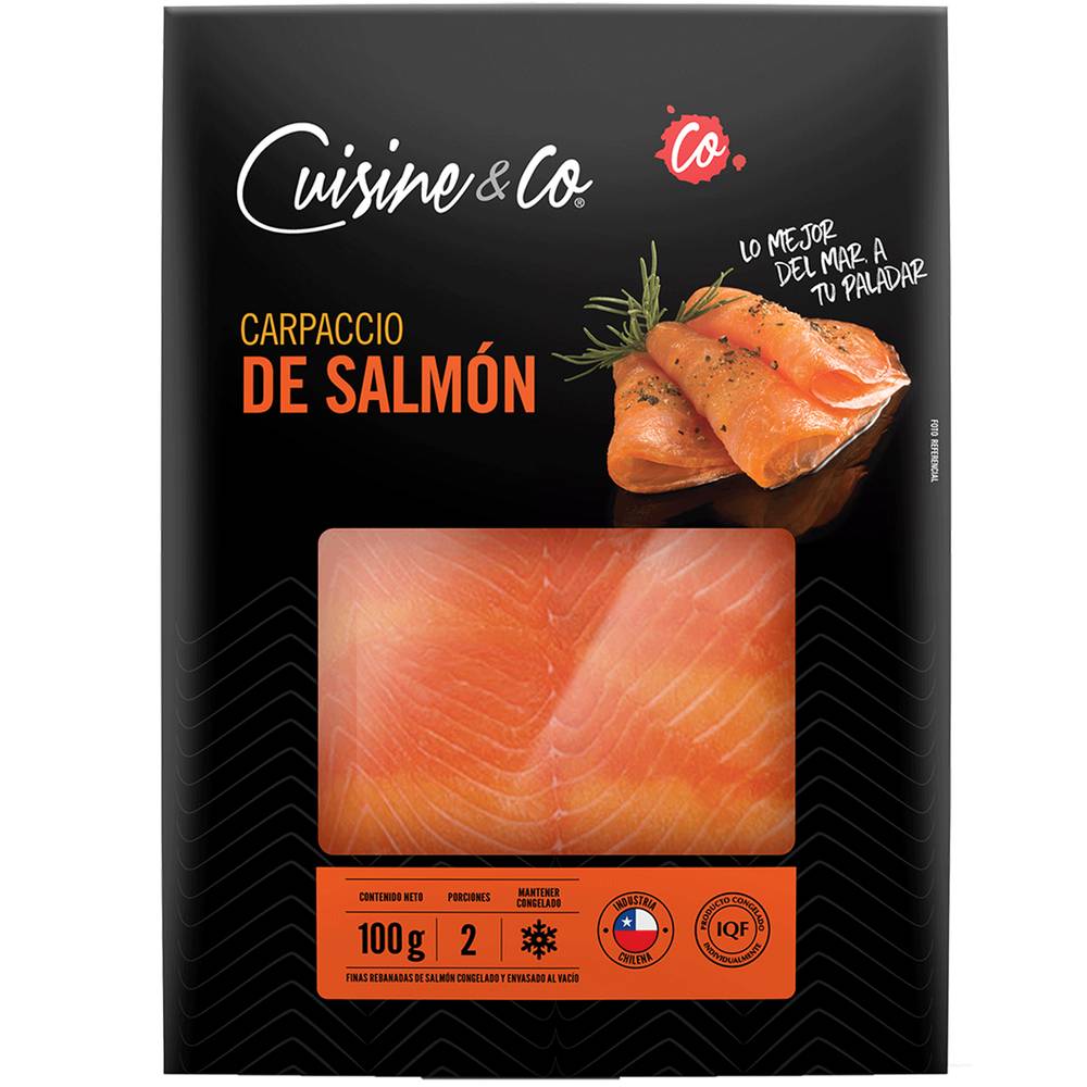 Cuisine & Co · Carpaccio de salmón (100 g)