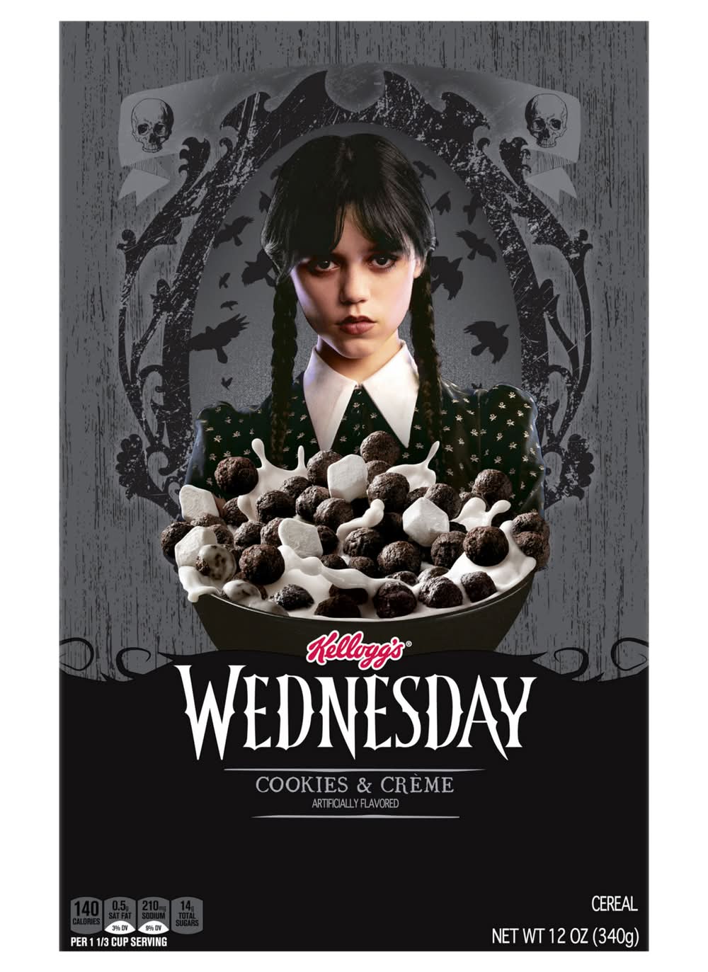 Frosted Flakes Wednesday Cereal, Cookies-Creme (12 oz)