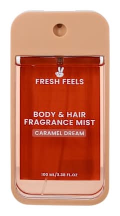 Fresh Feels Caramel Dream Body & Hair Fragrance Mist 3.3oz Caramel Dream