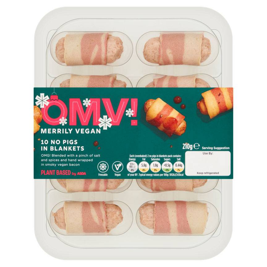 ASDA Plant Based Omv No Pigs in Blankets (210g)