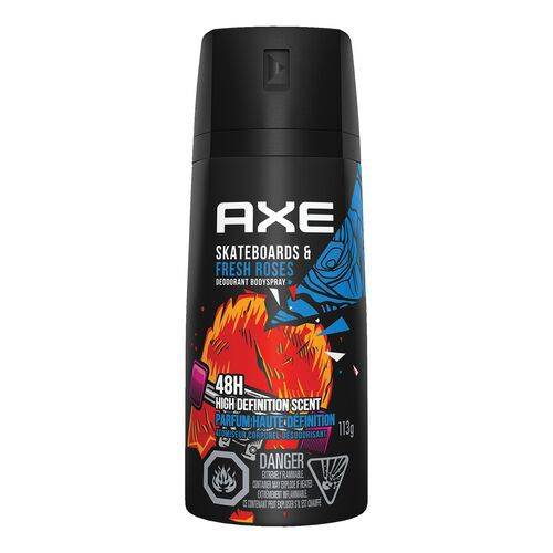 Axe Skateboard & Fresh Roses Deodorant Body Spray (113 g)